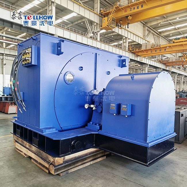Reciprocating compressor synchronous motor